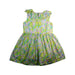 A Green Sleeveless Dresses from Jacadi in size 6T for girl. (Back View)