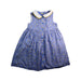 A Blue Sleeveless Dresses from Jojo Maman Bébé in size 2T for girl. (Front View)