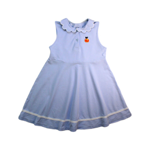 A Blue Sleeveless Dresses from Balabala in size 4T for girl. (Front View)