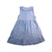 A Blue Sleeveless Dresses from Jojo Maman Bébé in size 3T for girl. (Back View)