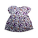 A Purple Short Sleeve Dresses from Seed in size 12-18M for girl. (Back View)