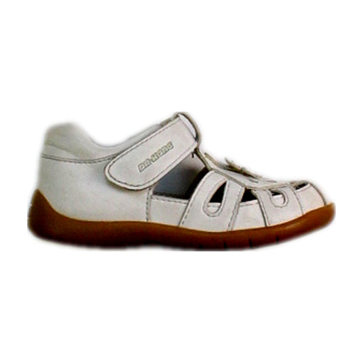 A White Sandals from Dr. Kong in size 18-24M for girl. (Front View)