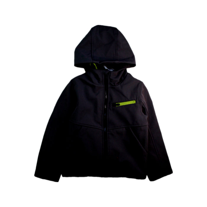 A Black Lightweight Jackets from Michael Kors in size 5T for boy. (Front View)