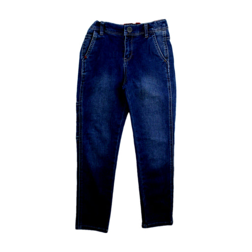 A Blue Jeans from IKKS in size 7Y for boy. (Front View)