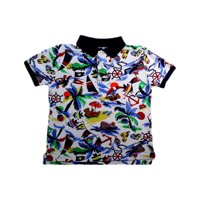 A Multicolour Short Sleeve Polos from Polo Ralph Lauren in size 6T for boy. (Front View)