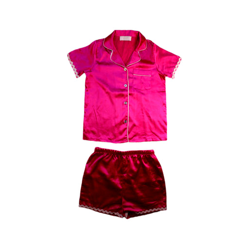 A Pink Pyjama Sets from Lipsy London in size 5T for girl. (Front View)
