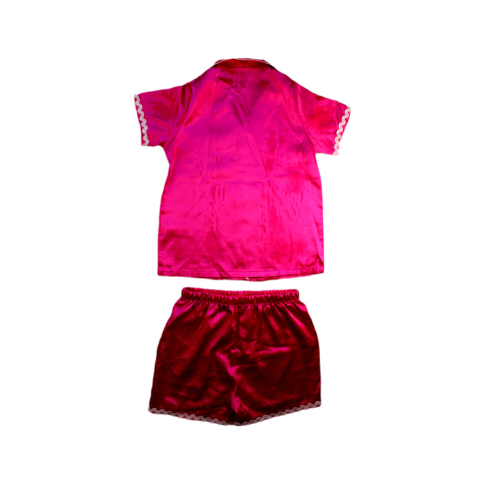 A Pink Pyjama Sets from Lipsy London in size 5T for girl. (Back View)