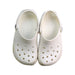 A White Slip Ons from Crocs in size 5T for neutral. (Back View)