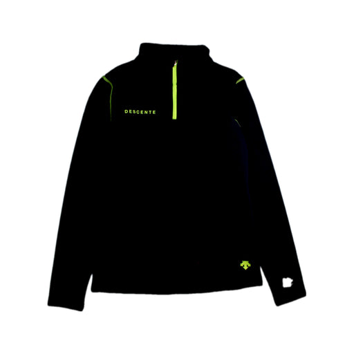 A Black Active Tops from Descente in size 11Y for boy. (Front View)
