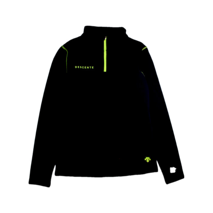 A Black Active Tops from Descente in size 11Y for boy. (Front View)
