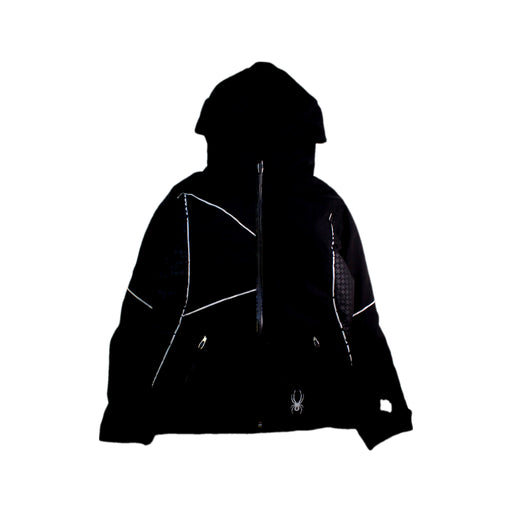 A Black Puffer/Quilted Coats & Outerwear from Spyder in size 10Y for boy. (Front View)