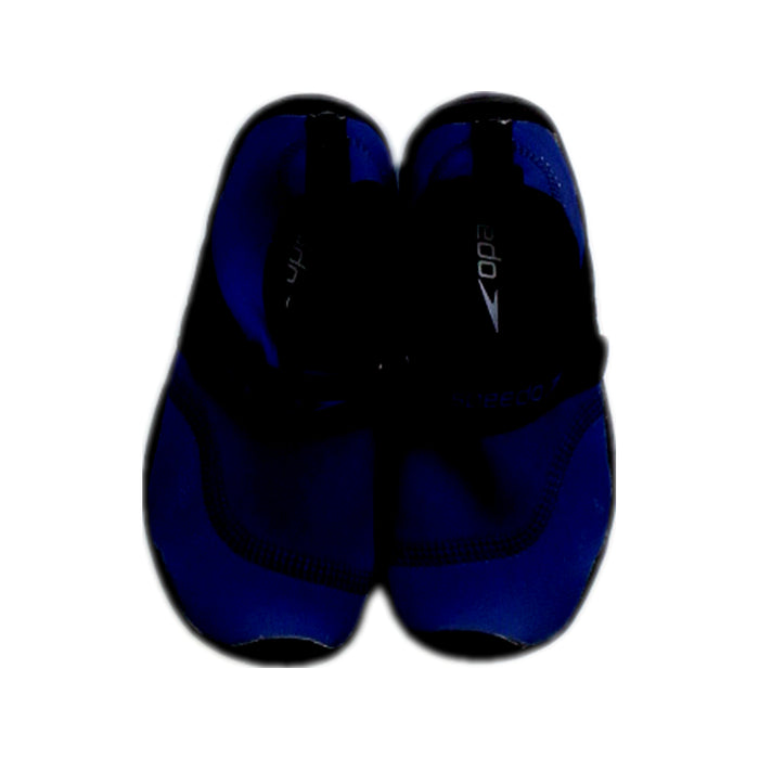 A Blue Aqua Shoes from Speedo in size 4T for boy. (Back View)