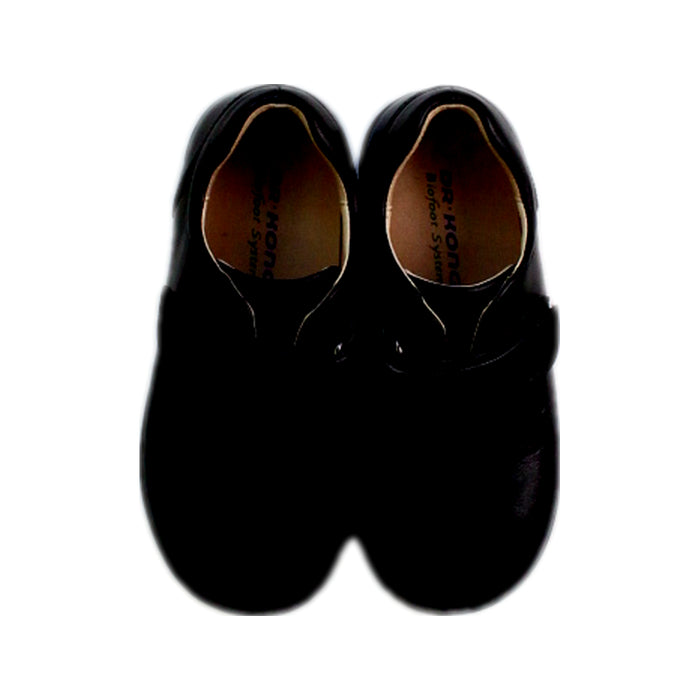 A Black Dress Shoes from Dr. Kong in size 4T for boy. (Back View)