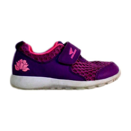 A Purple Sneakers from Dr. Kong in size 5T for girl. (Front View)