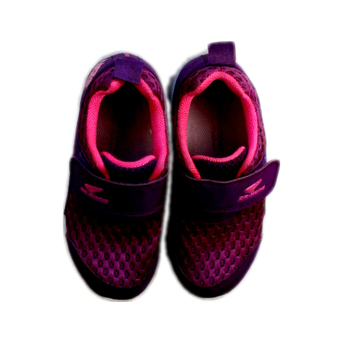 A Purple Sneakers from Dr. Kong in size 5T for girl. (Back View)