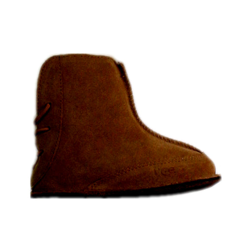 A Brown Booties from UGG in size 5T for girl. (Front View)