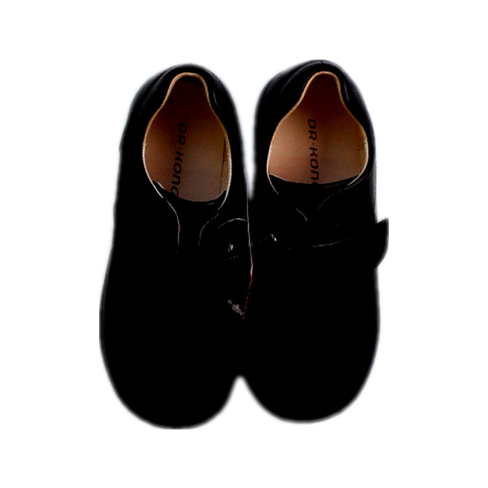 A Black Dress Shoes from Dr. Kong in size 5T for boy. (Back View)