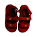 A Red Sandals from Chanel in size 4T for girl. (Back View)