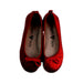 A Red Flats from Angel's Face in size 5T for girl. (Back View)