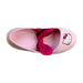 A Pink Flats from Native Shoes in size 5T for girl. (Front View)