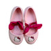 A Pink Flats from Native Shoes in size 5T for girl. (Back View)