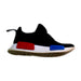 A Black Sneakers from Adidas in size 5T for boy. (Front View)