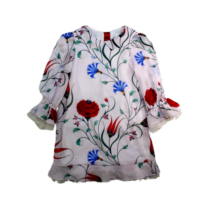 A Multicolour Long Sleeve Dresses from Kloset in size 5T for girl. (Front View)