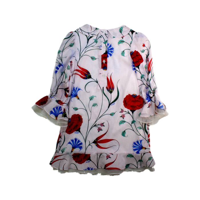 A Multicolour Long Sleeve Dresses from Kloset in size 5T for girl. (Back View)
