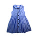 A Blue Sleeveless Dresses from Rachel Riley in size 3T for girl. (Front View)