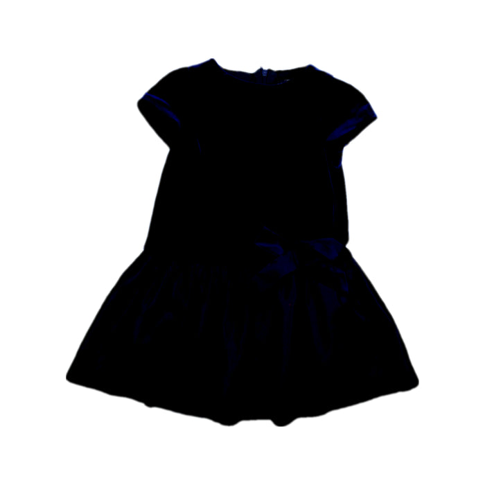 4t black dress Black Tizzas Velvet Dress 4T — Retykle