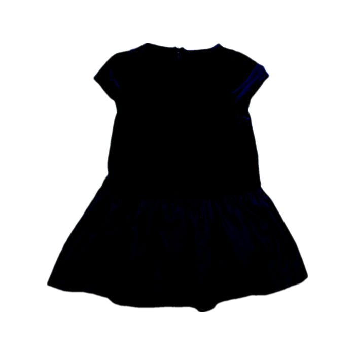 A Black Short Sleeve Dresses from Tizzas in size 4T for girl. (Back View)
