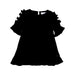 A Black Long Sleeve Dresses from Sonia Rykiel in size 4T for girl. (Front View)
