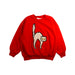 A Red Crewneck Sweatshirts from Mini Rodini in size 3T for neutral. (Front View)