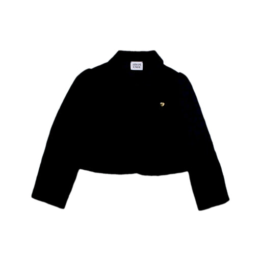 A Black Blazers from Armani in size 4T for girl. (Front View)