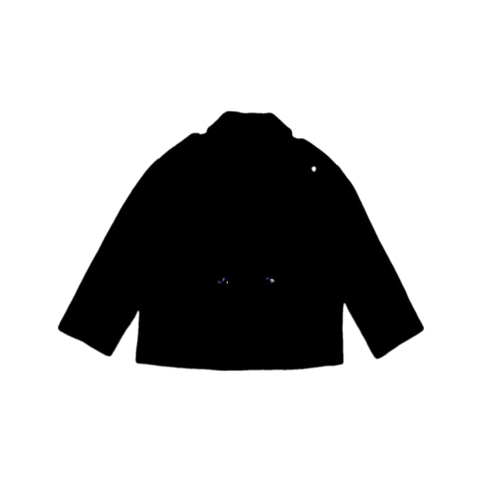 A Black Coats from Burberry in size 3T for girl. (Back View)