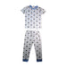 A White Pyjama Sets from Rachel Riley in size 5T for boy. (Front View)