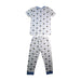 A White Pyjama Sets from Rachel Riley in size 5T for boy. (Back View)