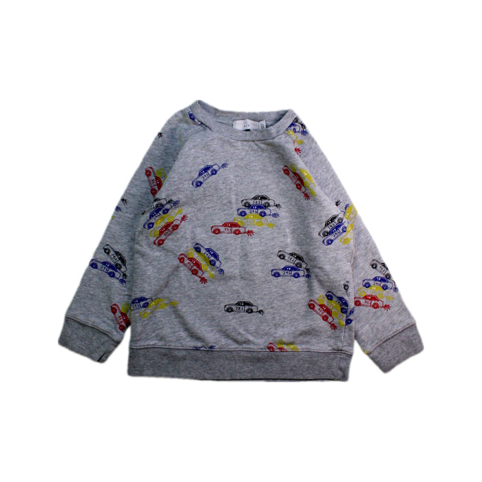A Grey Crewneck Sweatshirts from Stella McCartney in size 5T for boy. (Front View)