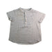 A White Short Sleeve Shirts from Nanos in size 4T for boy. (Front View)