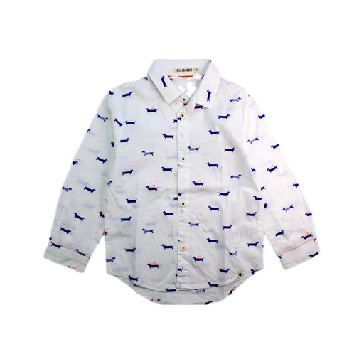 A White Long Sleeve Shirts from Billybandit in size 3T for boy. (Front View)