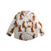 A White Long Sleeve Shirts from Mini Rodini in size 2T for boy. (Front View)