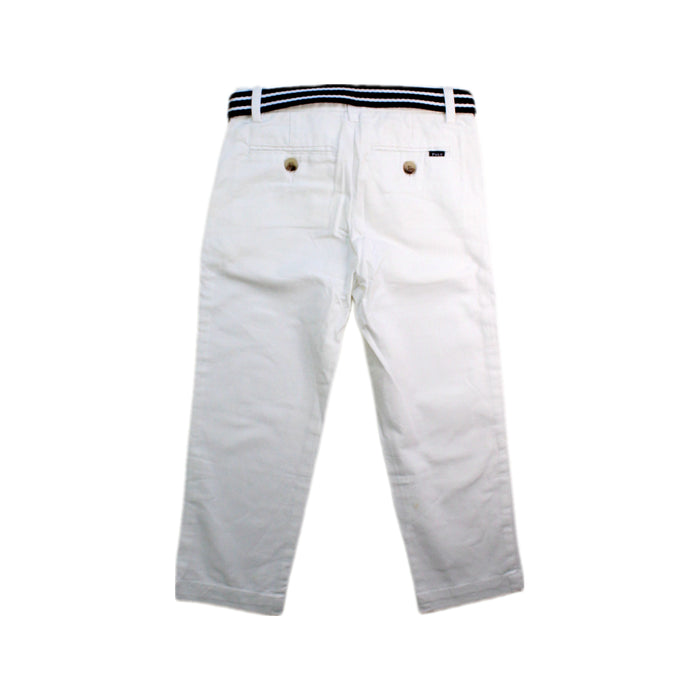 A White Casual Pants from Polo Ralph Lauren in size 3T for boy. (Back View)
