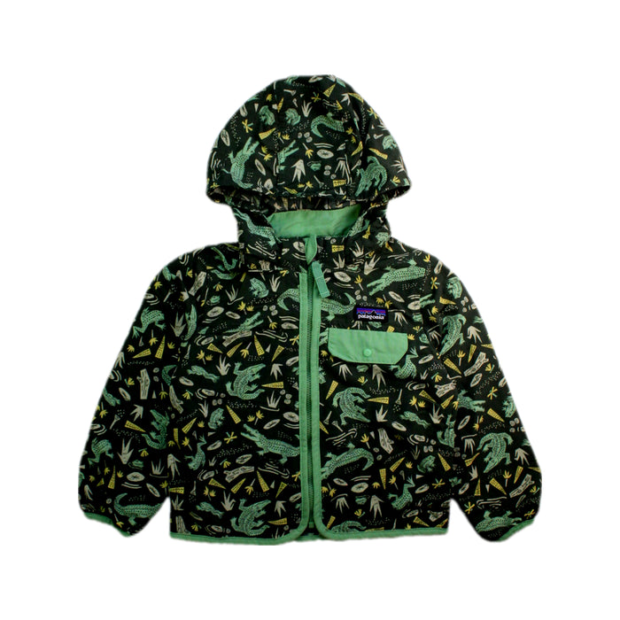 A Green Lightweight Jackets from Patagonia in size 2T for boy. (Front View)