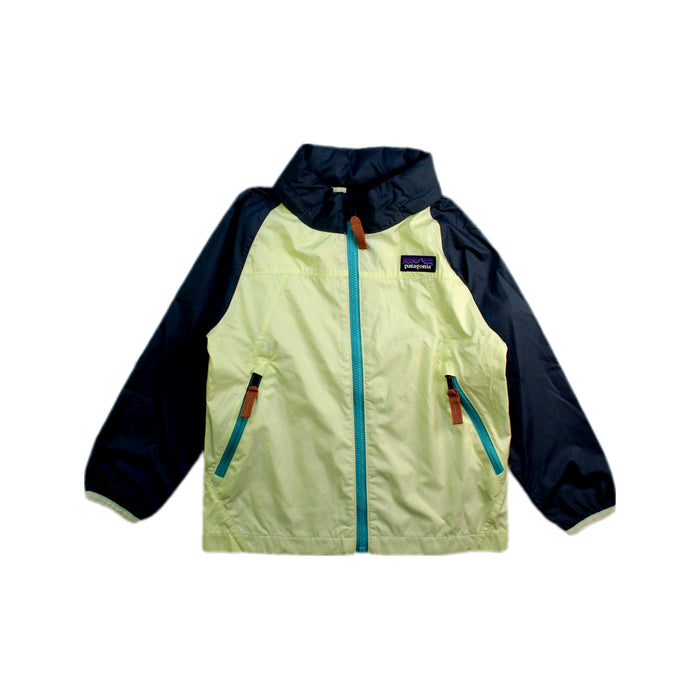 A Blue Lightweight Jackets from Patagonia in size 2T for boy. (Front View)