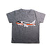 A Grey Short Sleeve T Shirts from Mini Rodini in size 4T for boy. (Front View)
