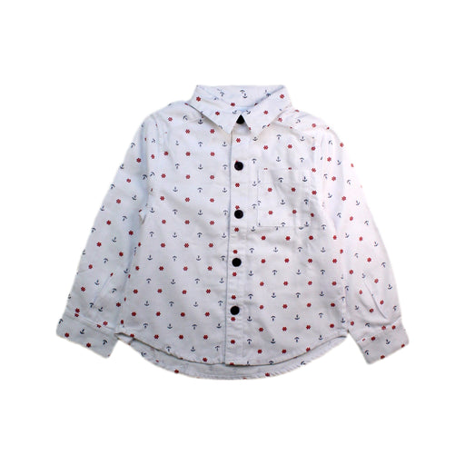 A White Long Sleeve Shirts from Rachel Riley in size 3T for boy. (Front View)