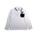 A White Long Sleeve Polos from Monnalisa in size 3T for girl. (Front View)