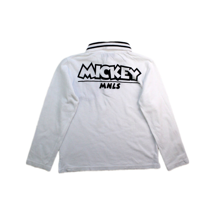A White Long Sleeve Polos from Monnalisa in size 3T for girl. (Back View)