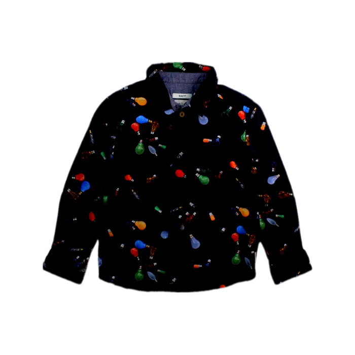 A Black Long Sleeve Shirts from Paul Smith in size 3T for boy. (Front View)