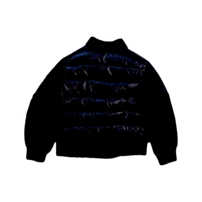 A Black Puffer/Quilted Jackets from Moncler in size 5T for boy. (Back View)